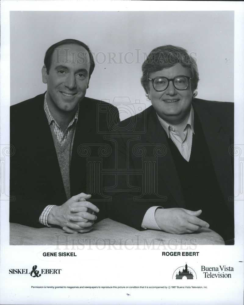 1990 Press Photo Gene Siskel, Roger Ebert - Historic Images
