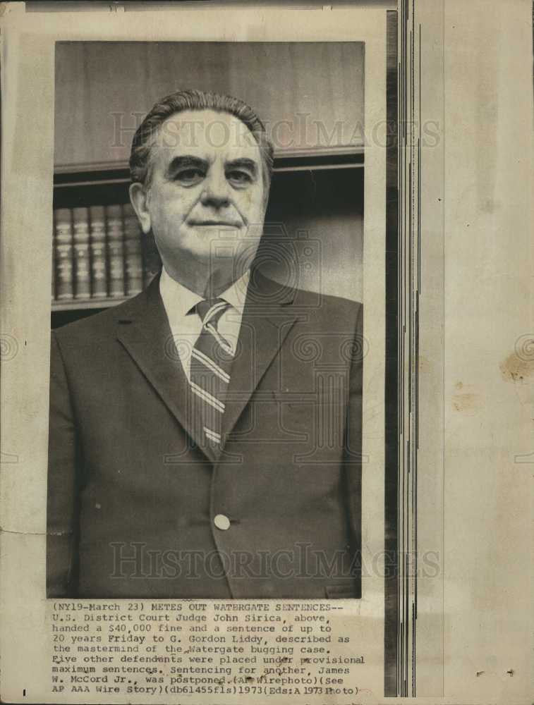 1979 Press Photo John Joseph Sirica judge - Historic Images