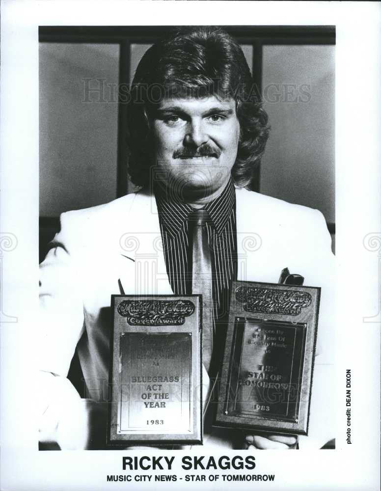 Press Photo Ricky Skaggs bluegrass singer musician - Historic Images