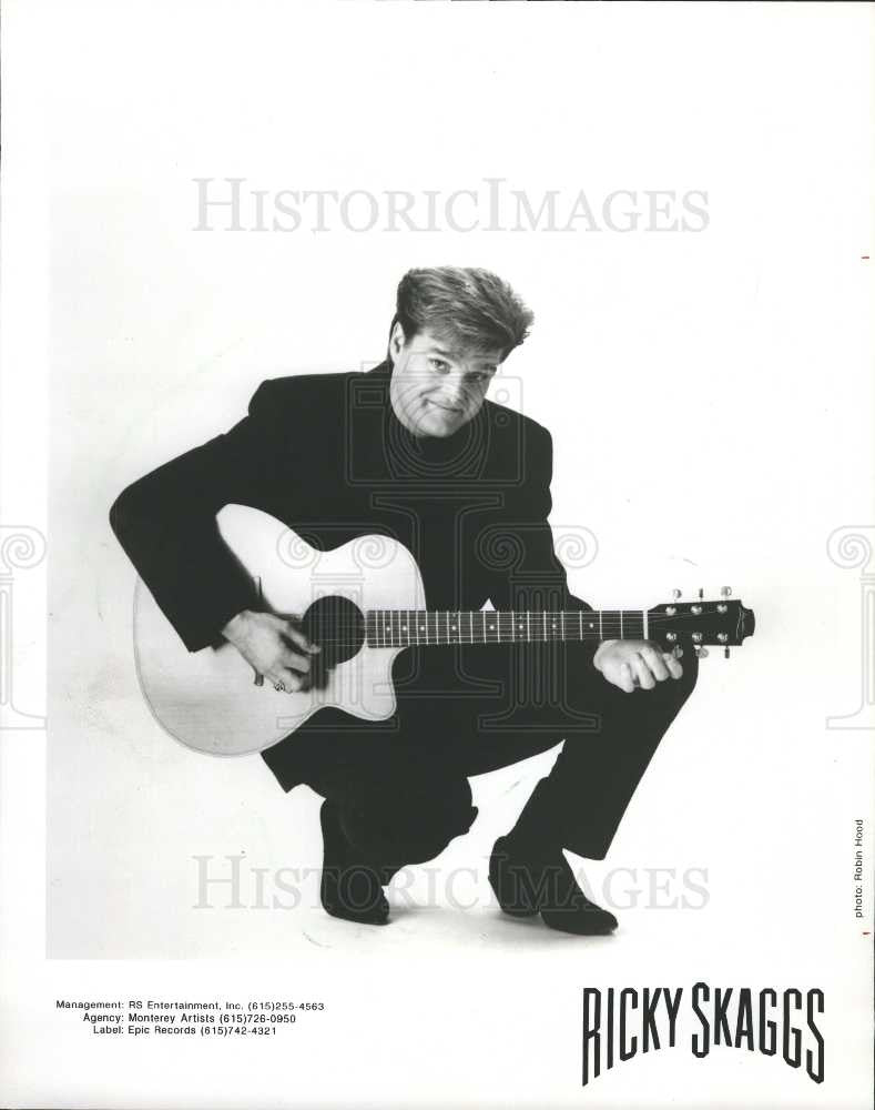 1993 Press Photo Ricky Skaggs - Historic Images