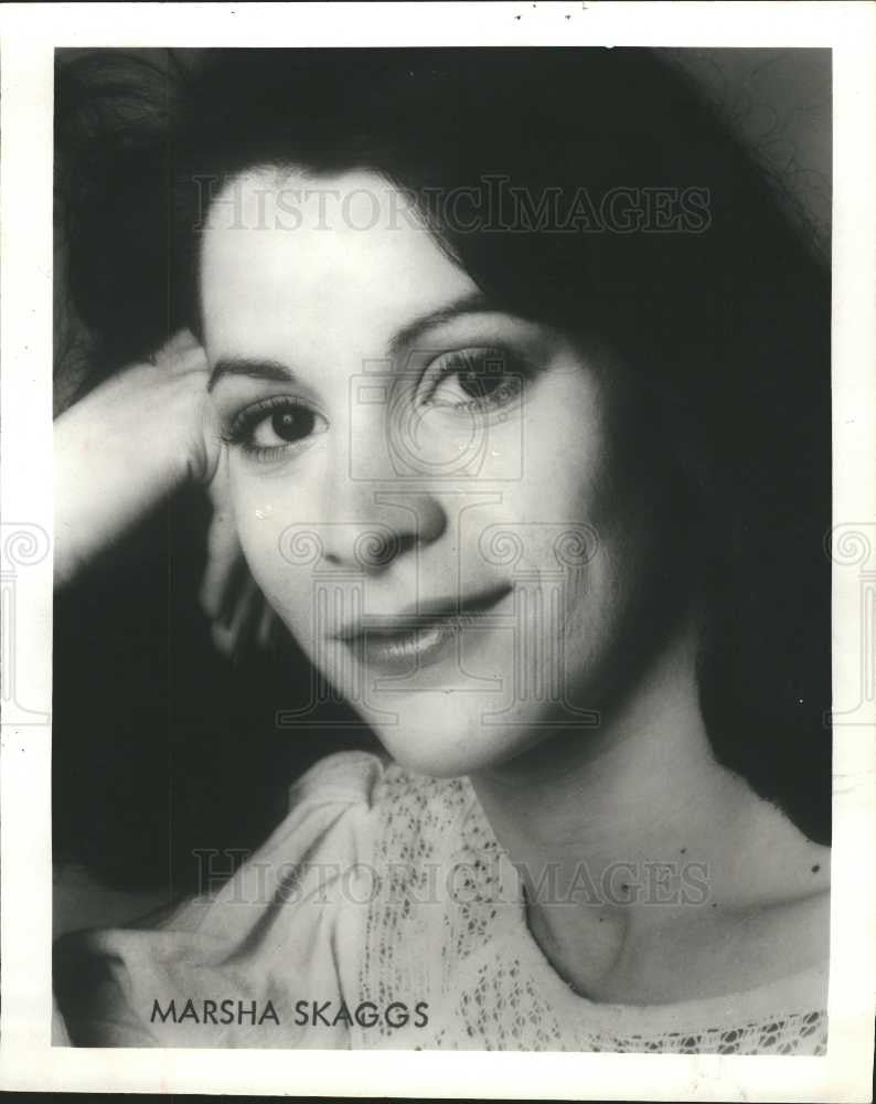 1989 Press Photo Marsha Skaggs, Musician - Historic Images