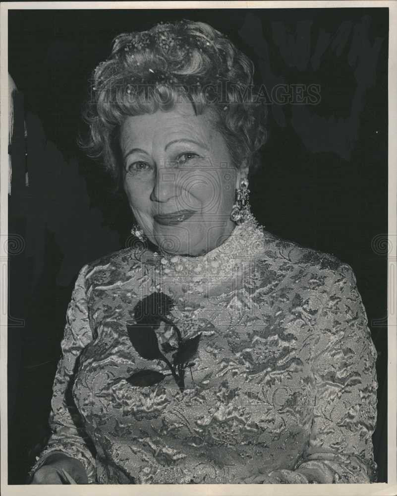 1969 Press Photo Florence Sisman Detroit Symphony - Historic Images