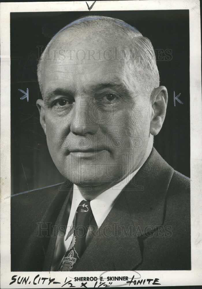 1956 Press Photo Sherrod E. Skinner US  Marine  officer - Historic Images