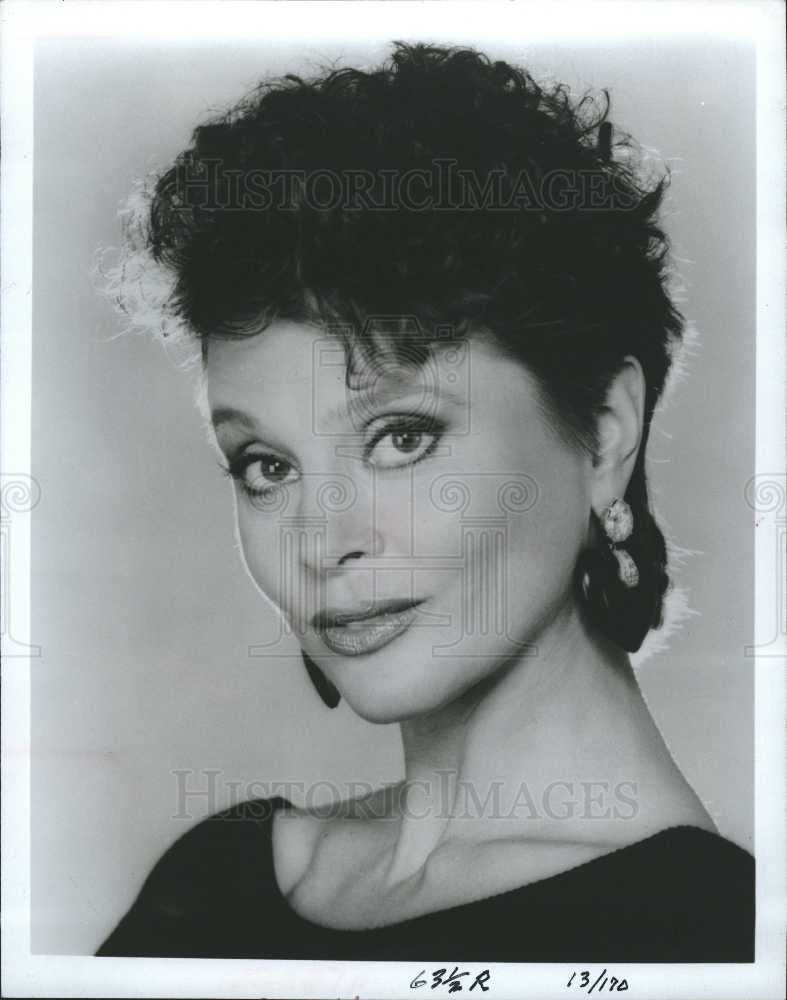 1986 Press Photo Leigh Taylor-Young soap opera TV star - Historic Images