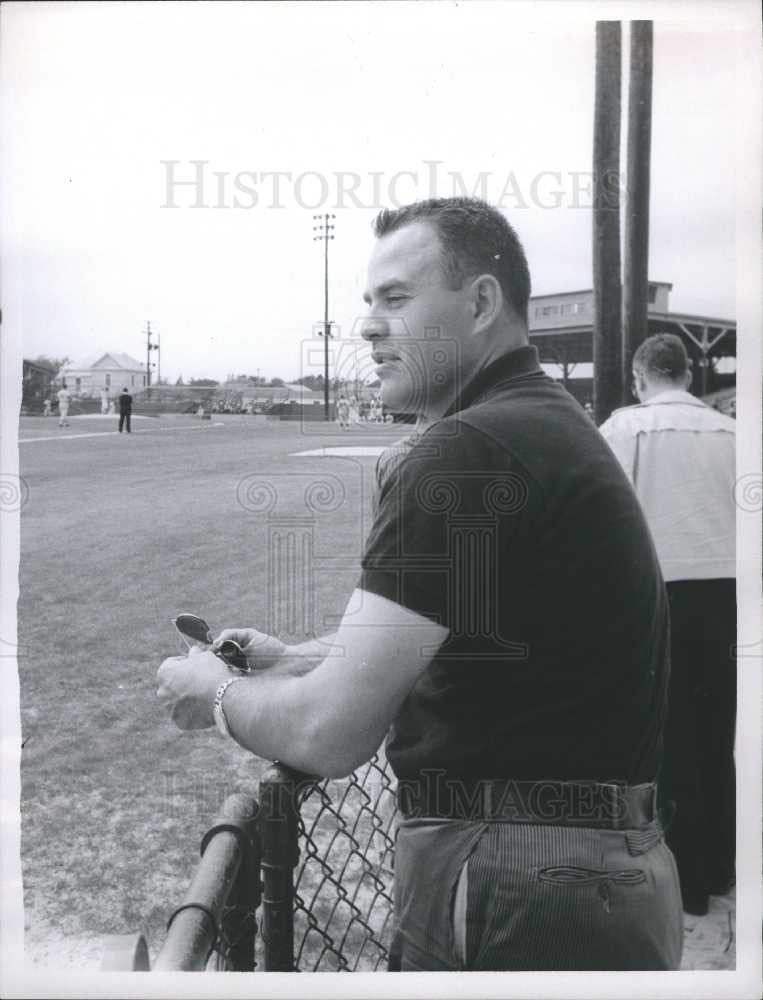 1958 Press Photo William Taylor Baseball - Historic Images