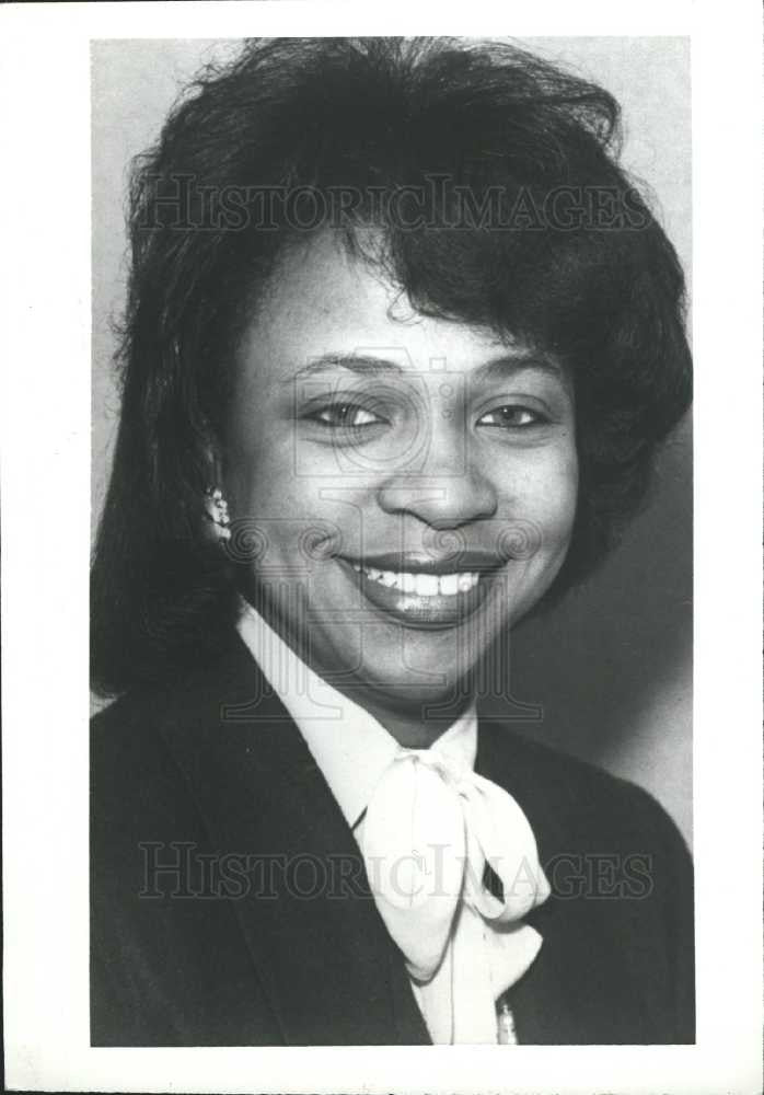 1989 Press Photo VALENE TAYLOR State Bar of Michigan - Historic Images