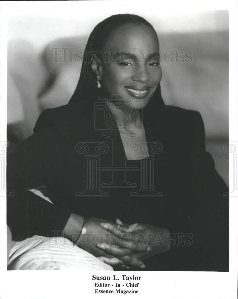 1993 Press Photo Susan L. Taylor American editor writer - Historic Images