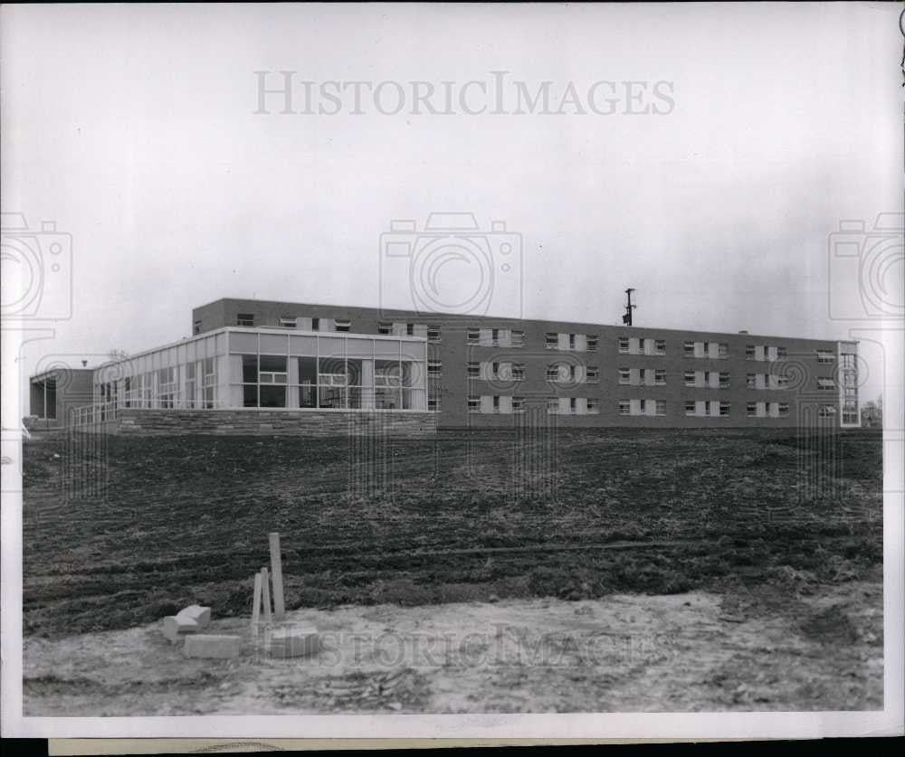 1957 Press Photo Ferris Institute Vandercook Hall - Historic Images
