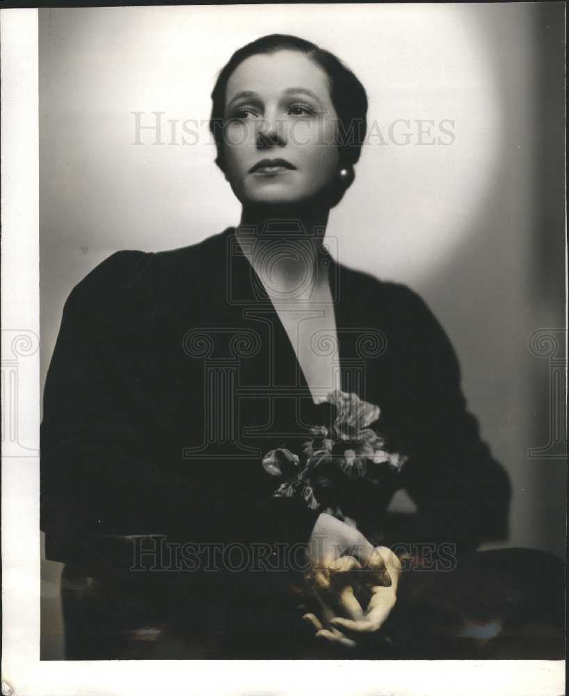 1940 Press Photo Actress Cornelia Otis Skinner - Historic Images
