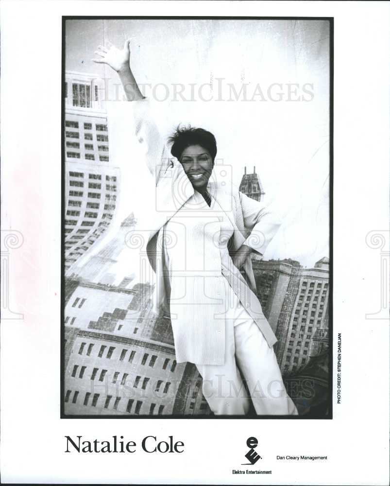 1993 Press Photo Natalie Cole American singer. - Historic Images