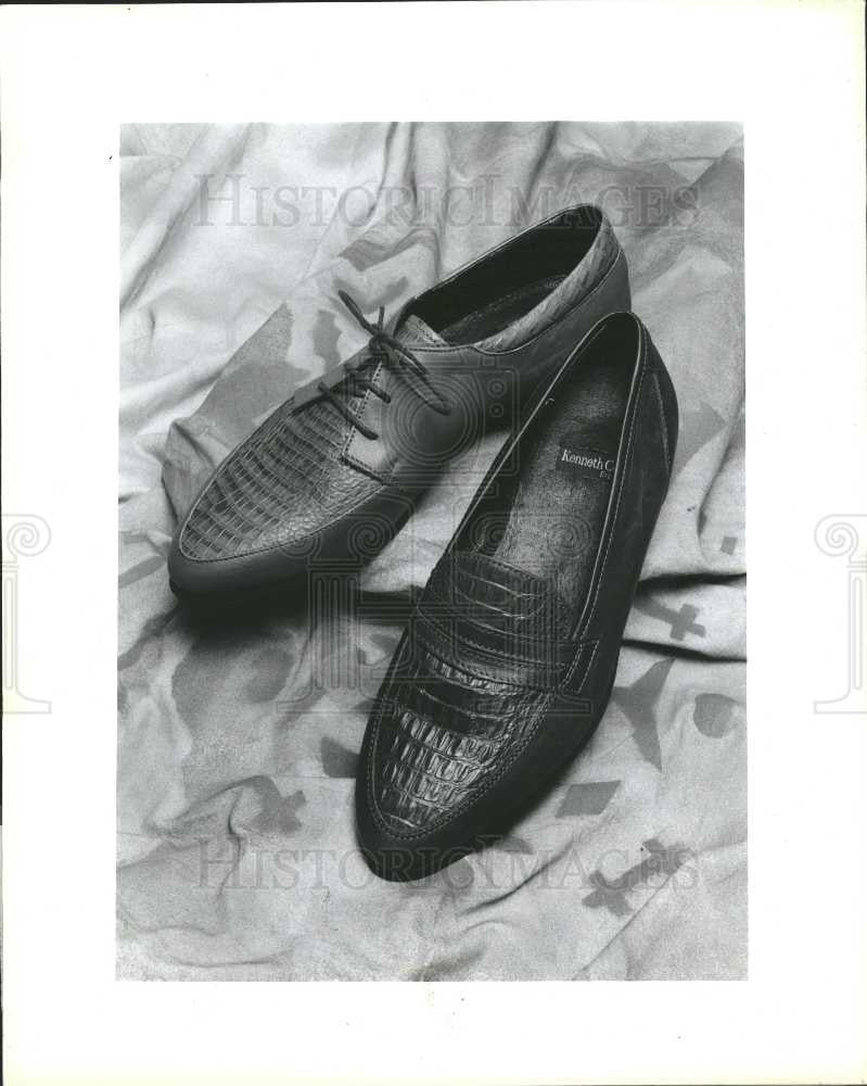1987 Press Photo Kenneth Cole American clothing shoe - Historic Images