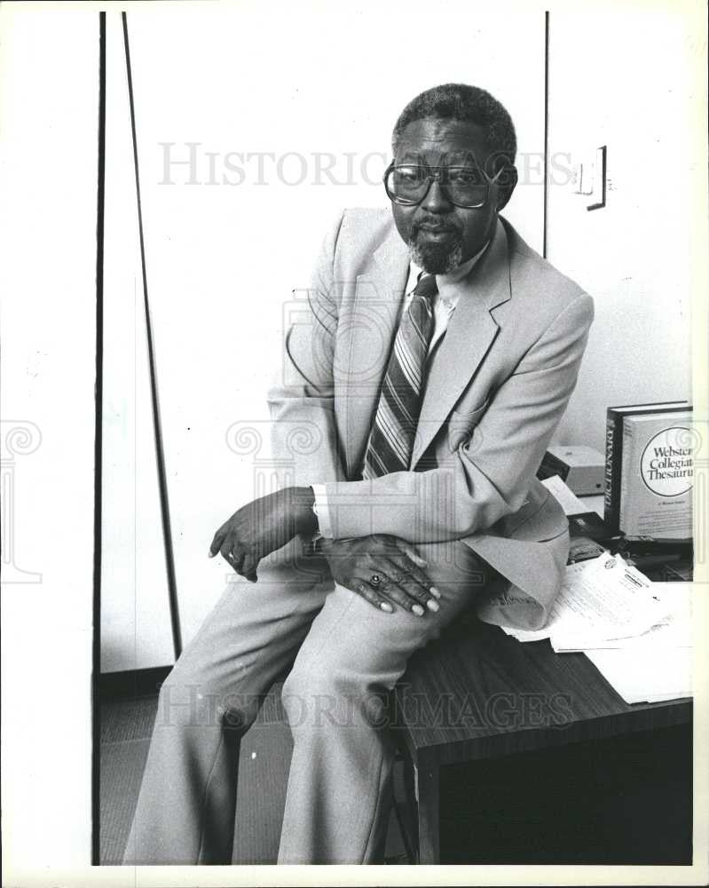 1985 Press Photo Ben Coleman discriminatory practices - Historic Images