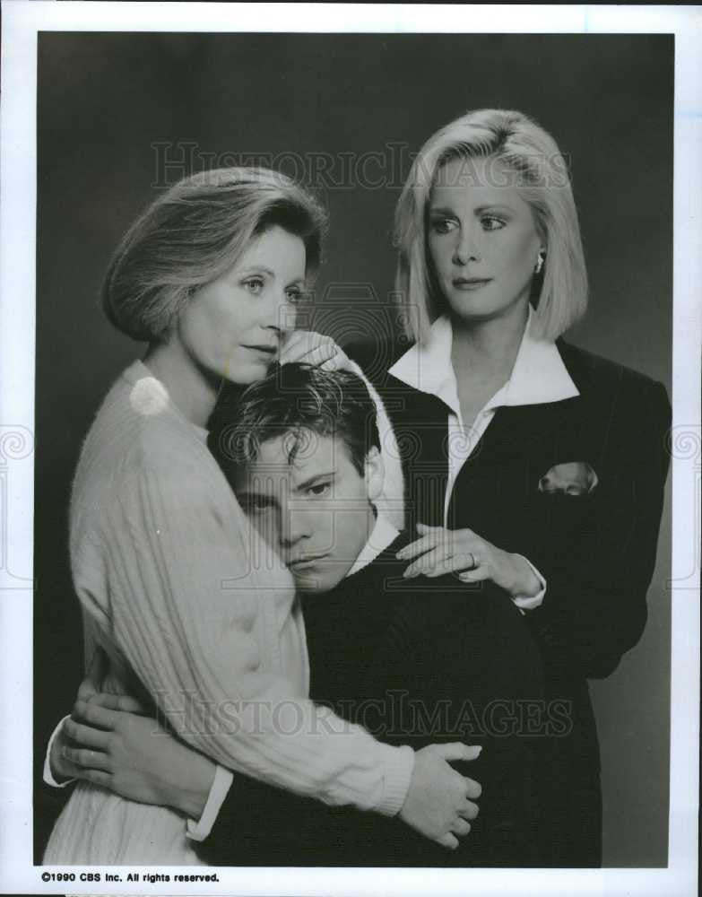 1990 Press Photo joan van ark, cbs, movie, television - Historic Images