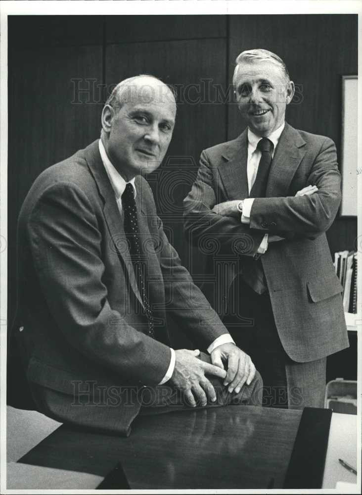 1981 Press Photo F. Parker Colby NBD trust officer - Historic Images