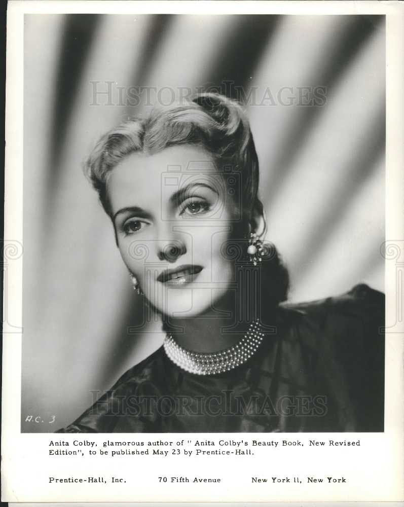 1958 Press Photo Anita Colby - Historic Images