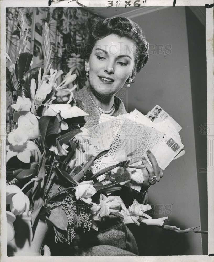1953 Press Photo actress Anita Colby - Historic Images