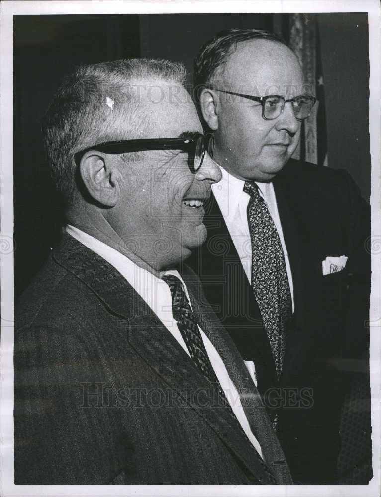 1957 Press Photo Irwin J. Cohn new detroit commissioner - Historic Images