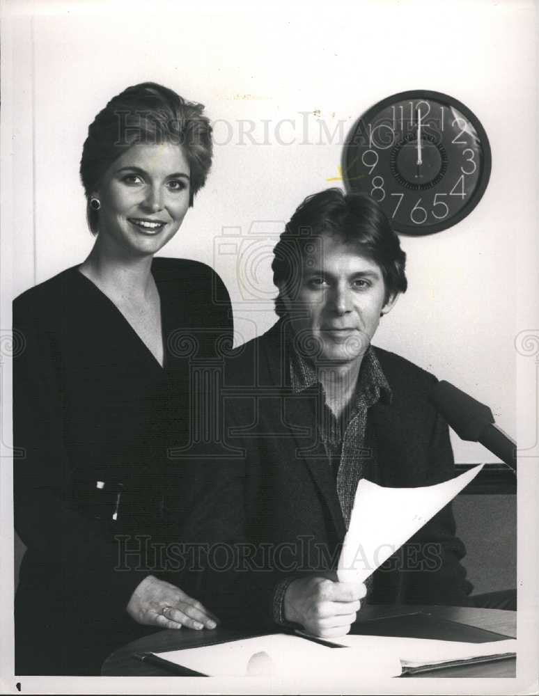 1991 Press Photo Wendy Kilbourne Gary Cole NBC - Historic Images