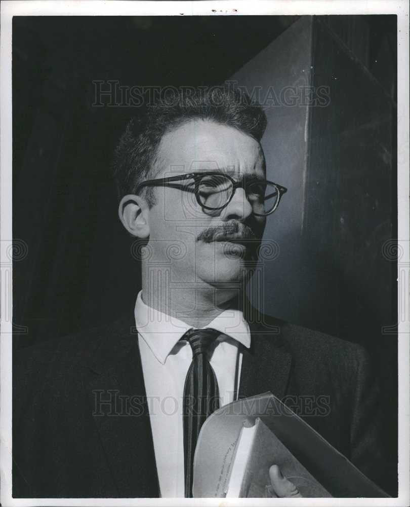 1960 Press Photo W. D. Snodgrass Poet - Historic Images
