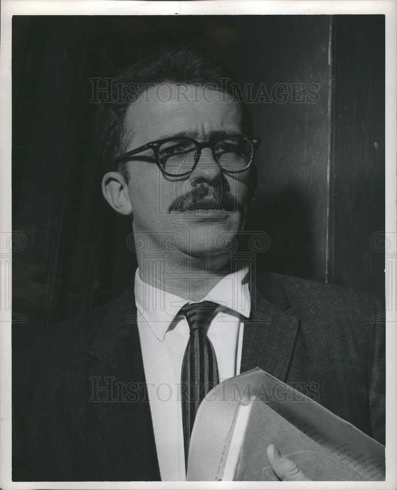 1960 Press Photo WD Snodgrass Poet Pulitzer Prize - Historic Images