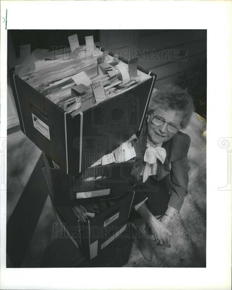 1989 Press Photo MARY SINCLAIR ANTI-NUKE ACTIVIST - Historic Images