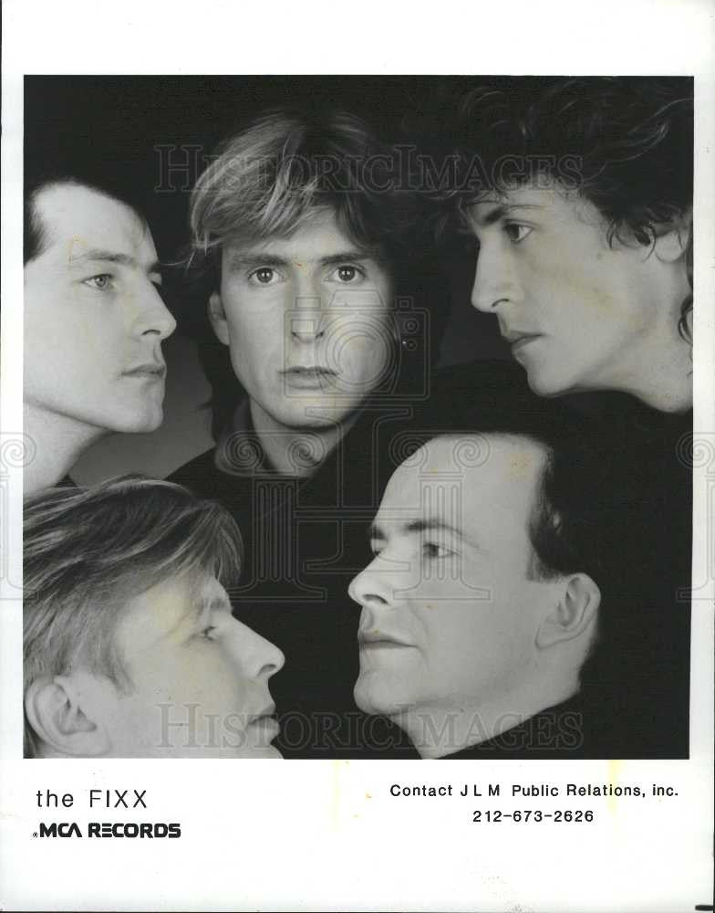1986 Press Photo The Fixx, musicians - Historic Images