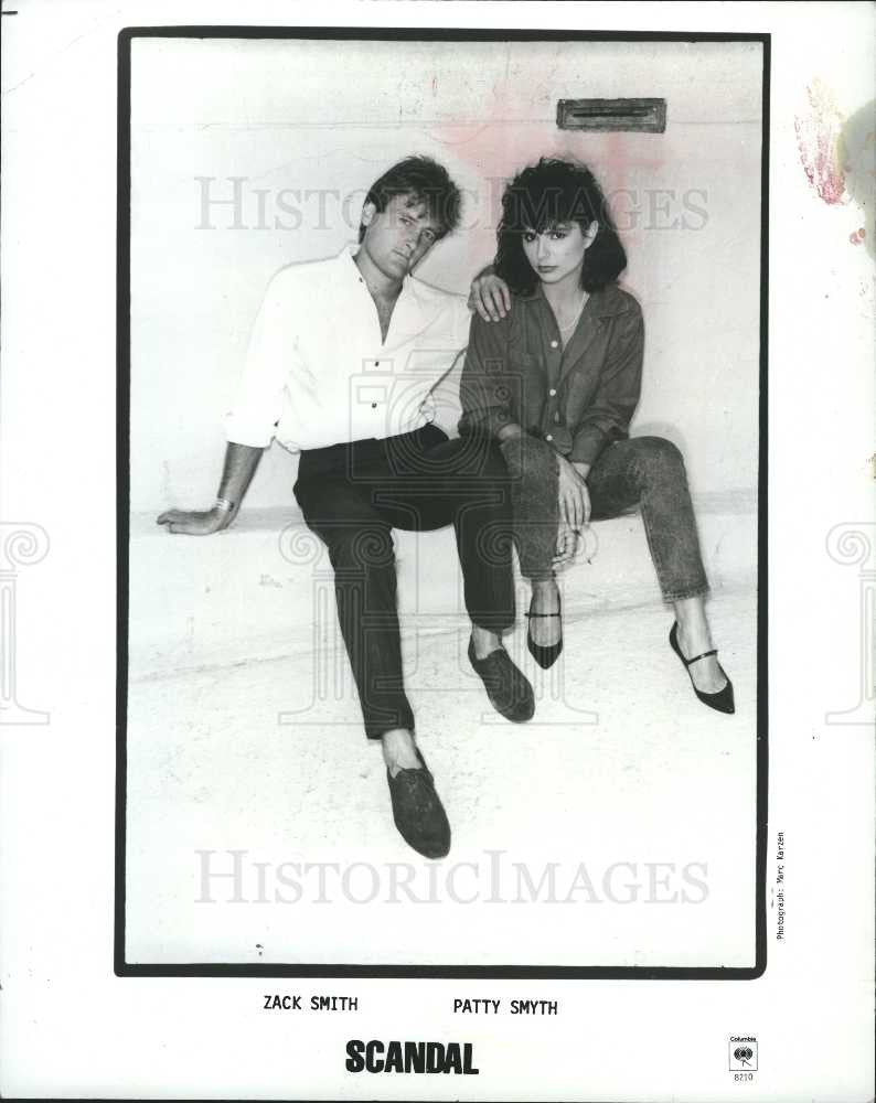 1984 Press Photo Zack Smith Patty Smith Scandal - Historic Images