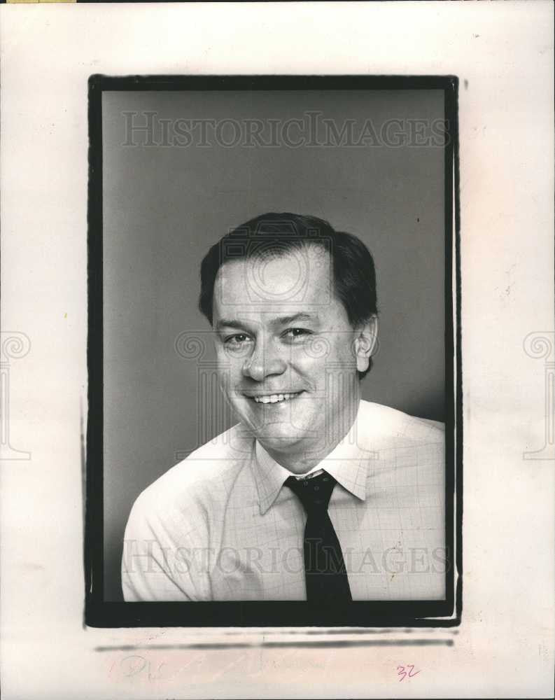 Press Photo John Smyntek Journalist Writer - Historic Images