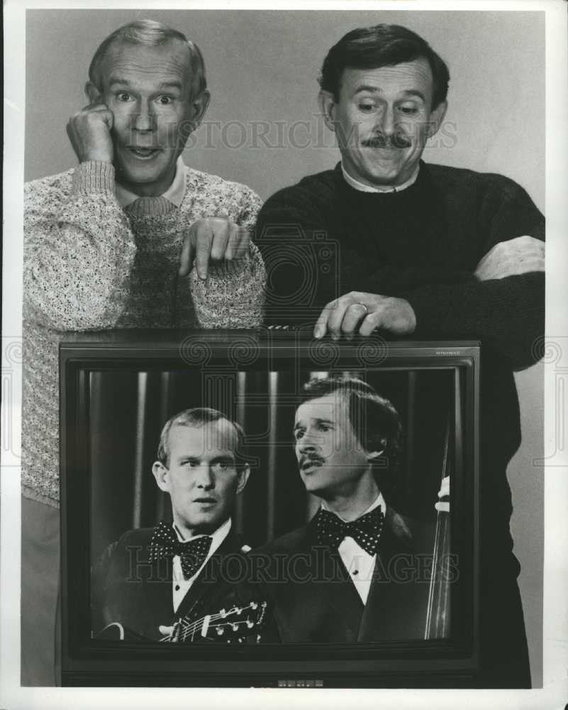 1988 Press Photo Smothers Brothers Tom Dick Smothers - Historic Images
