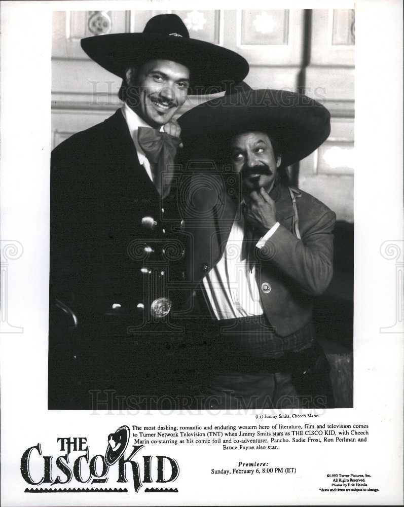 1994 Press Photo jimmy Smits &amp; Cheech Marin - Historic Images