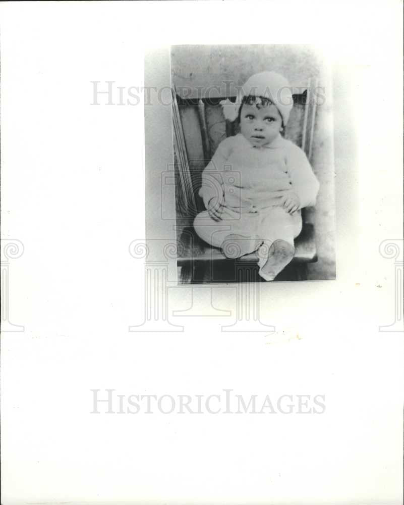 1983 Press Photo Dr. Geneva Smitherman infant author - Historic Images