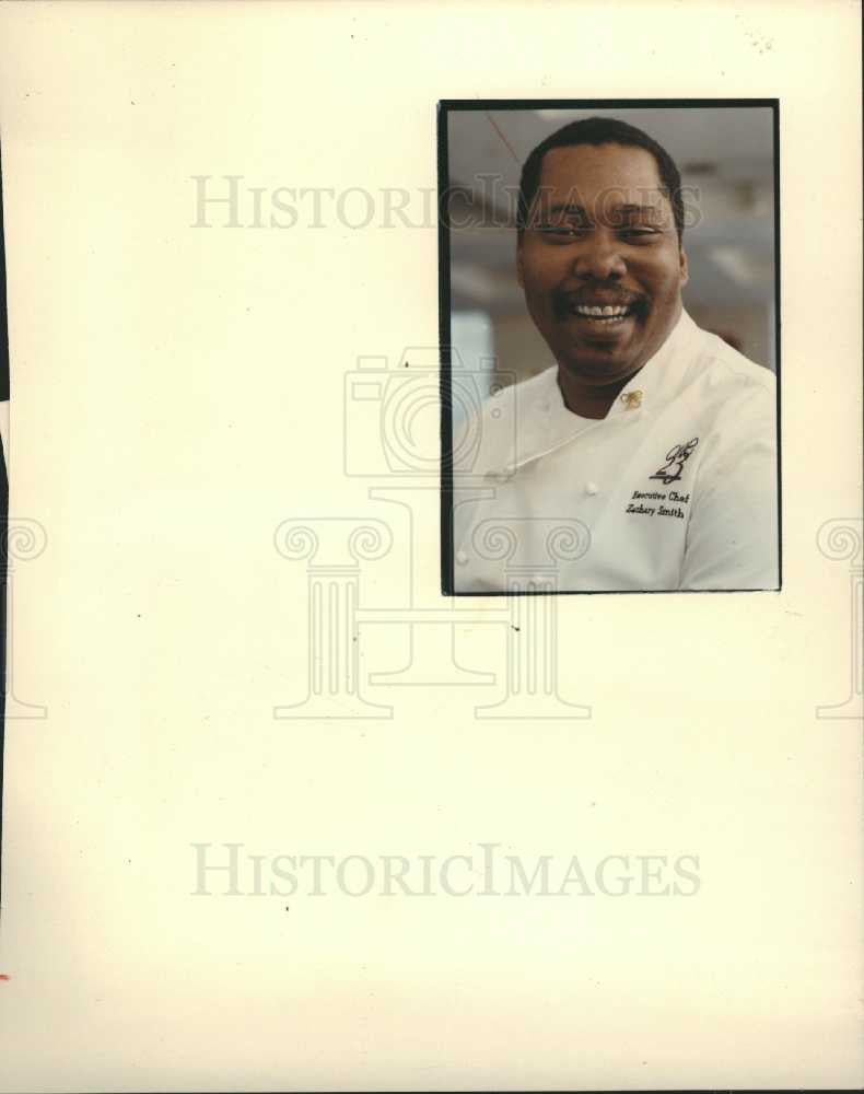 1991 Press Photo chef Zachary Smith catering - Historic Images