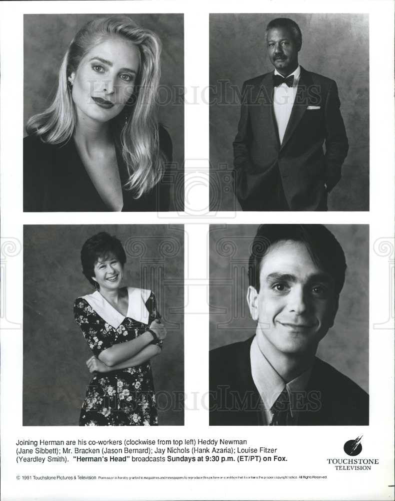 1993 Press Photo Jane Sibbeti Jason Bernard Hank Azaria - Historic Images