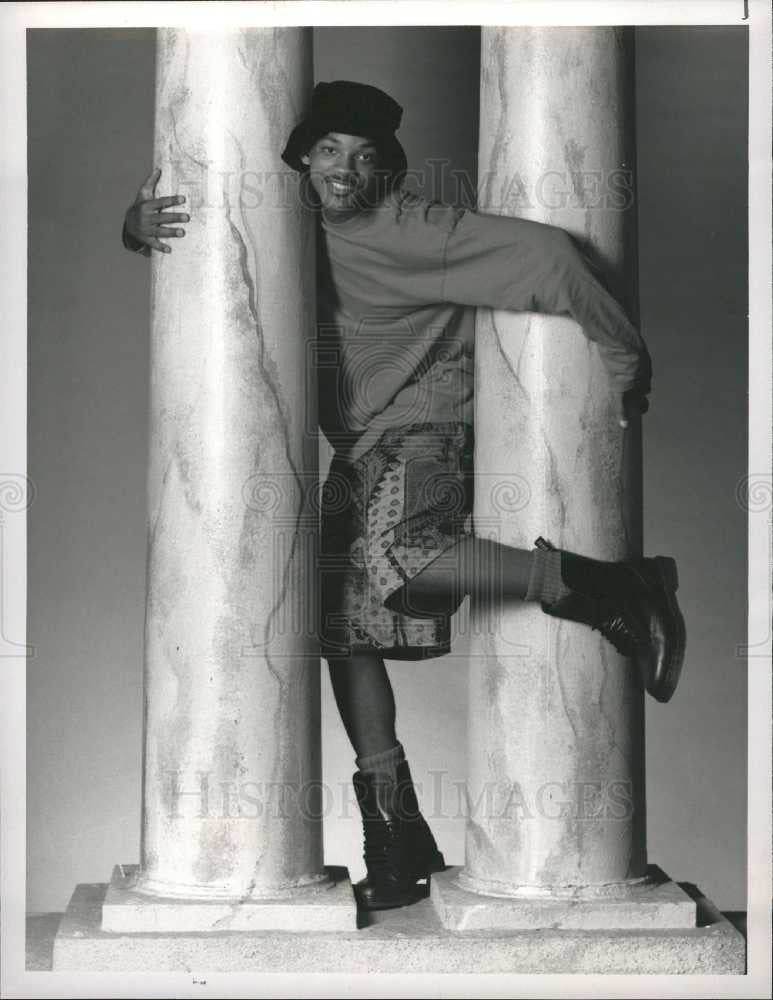 1991 Press Photo Will Smith Fresh Prince of Bel-Air NBC - Historic Images