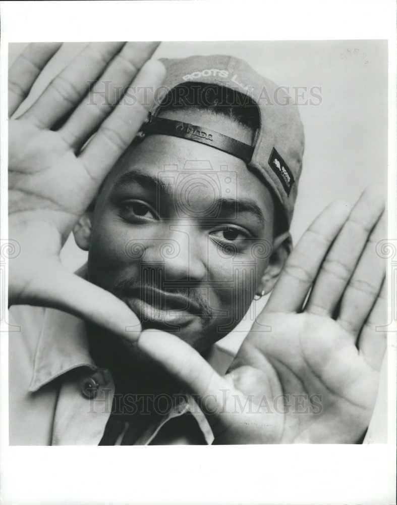 1992 Press Photo Will Smith Fresh Prince of Bel-Air NBC - Historic Images