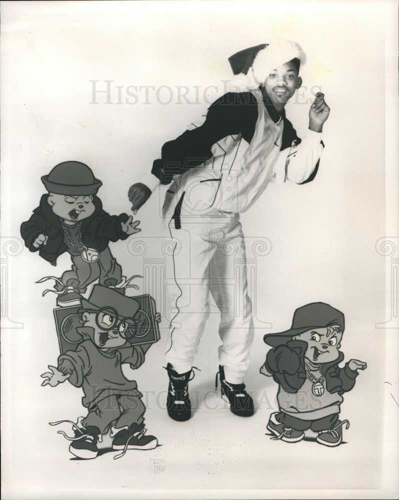 1990 Press Photo Will Smith The Fresh Prince Ali rapper - Historic Images