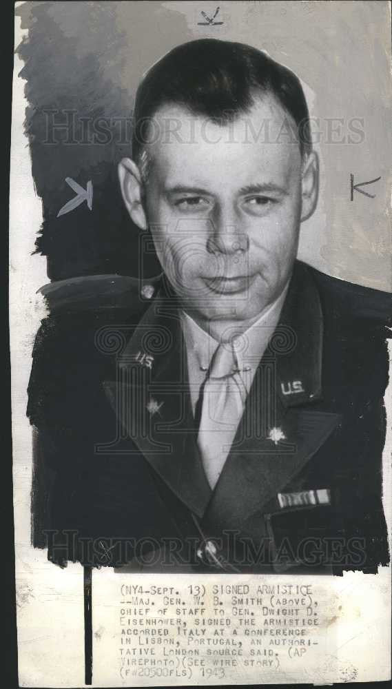 1951 Press Photo General Smith Dwight D. Eisenhower - Historic Images