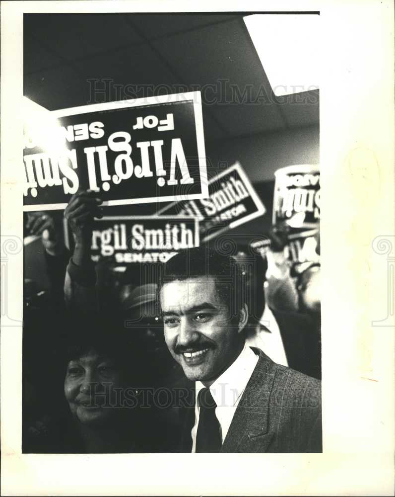 1988 Press Photo Virgil Smith Wayne County prosecutor - Historic Images