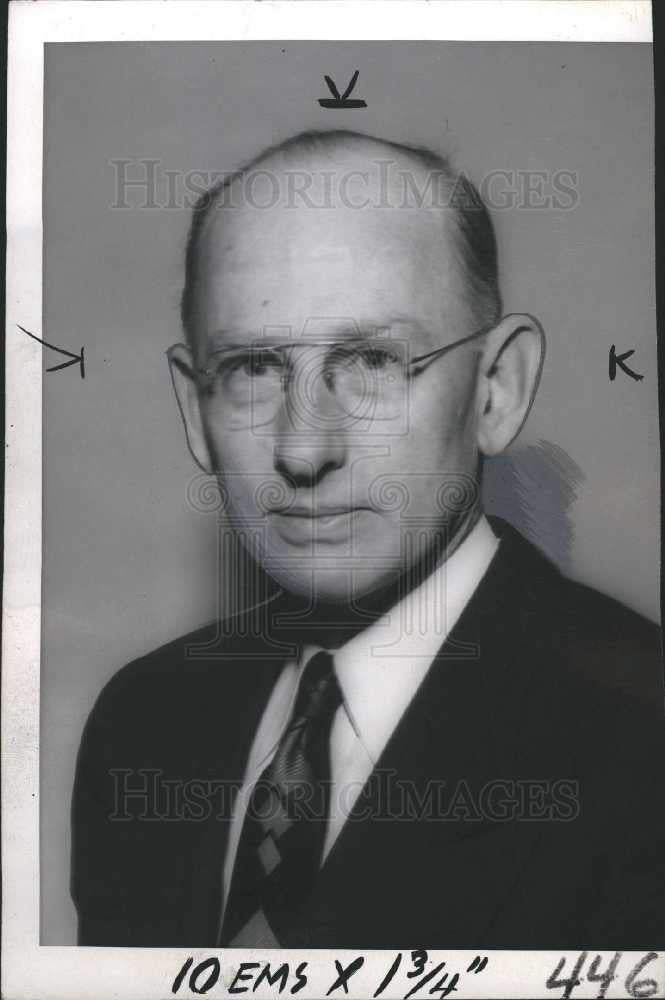 1953 Press Photo Talbot Smith Supreme Court Judge - Historic Images