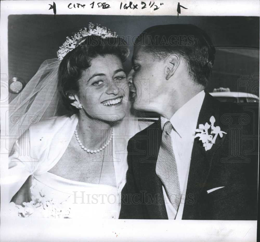 1956 Press Photo Jean Kennedy Wedding New York 1956 - Historic Images