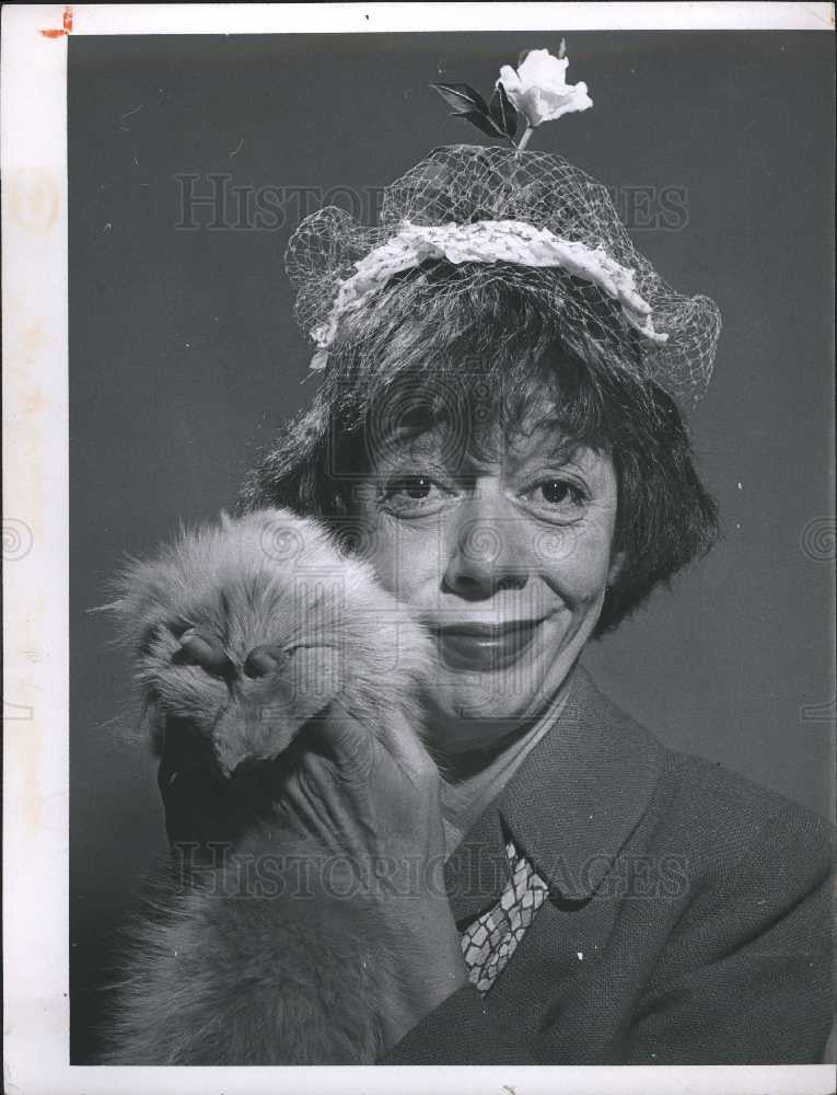 1959 Press Photo Imogene Coca comic actress - Historic Images
