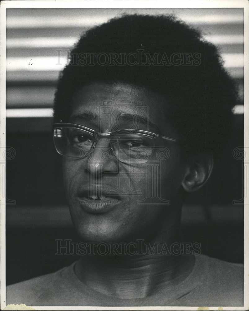 1970 Press Photo Kenneth Cockrel Michigan politician - Historic Images