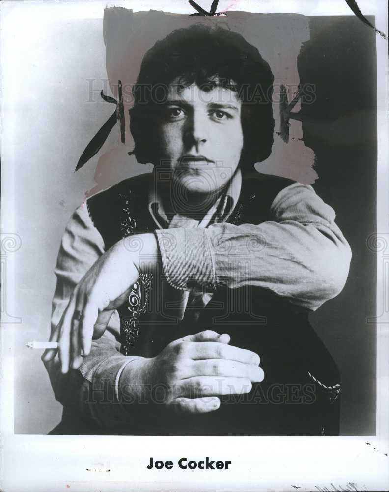 1970 Press Photo Joe Cocker Rock Blues Singer Musician - Historic Images