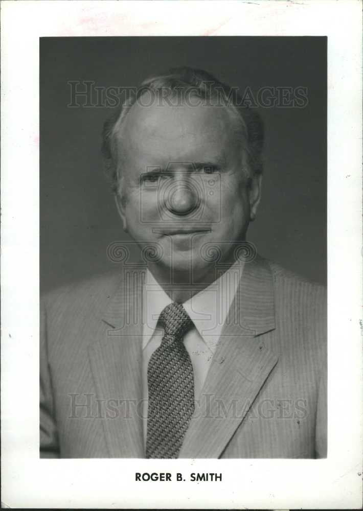 1984 Press Photo Roger Smith General Motors Chairman - Historic Images