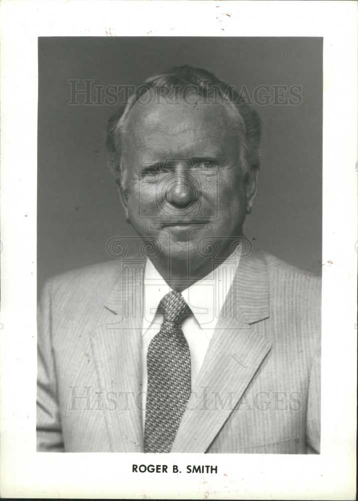 1981 Press Photo Roger Smith General Motors Chairman - Historic Images
