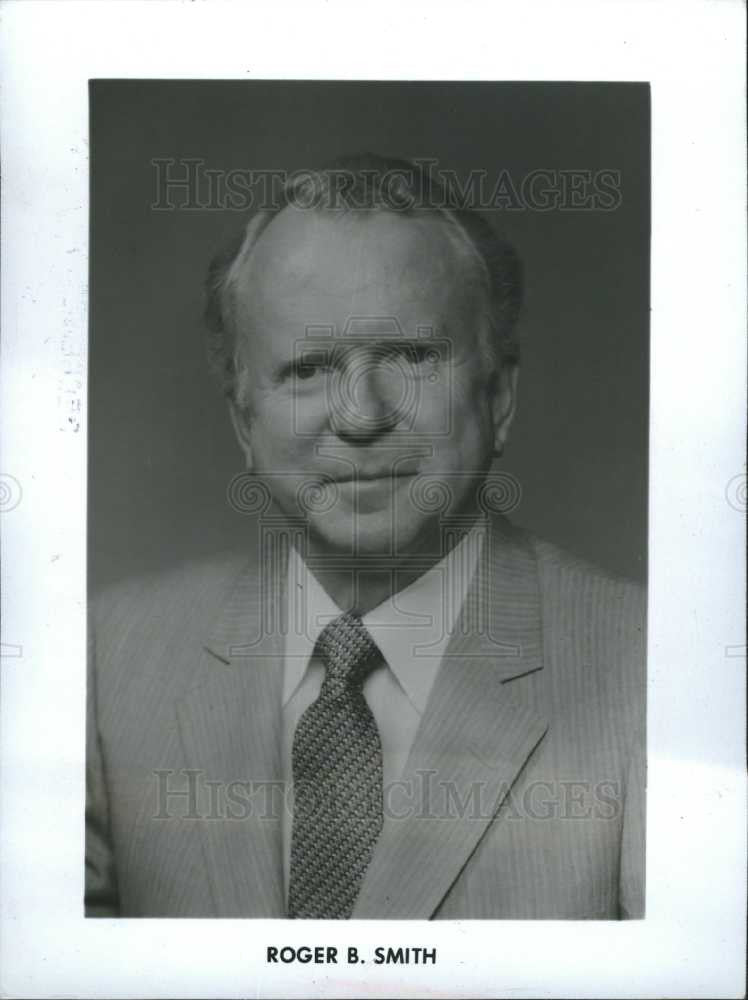 1983 Press Photo Roger Smith General Motors Chairman - Historic Images