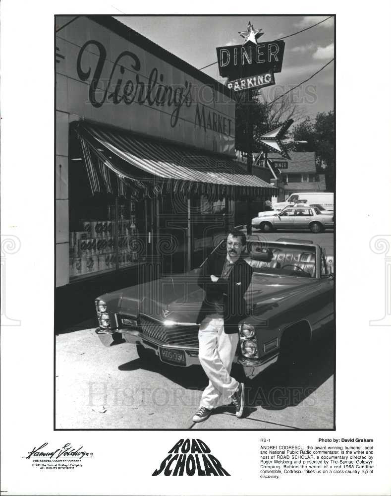 1993 Press Photo Andrei Codrescu - Historic Images