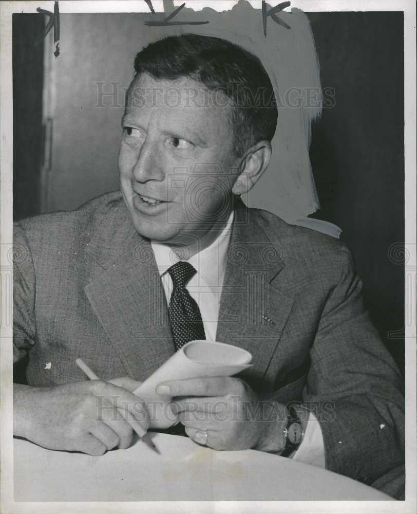 1952 Press Photo Paul C Smith,U.S. Policy - Historic Images