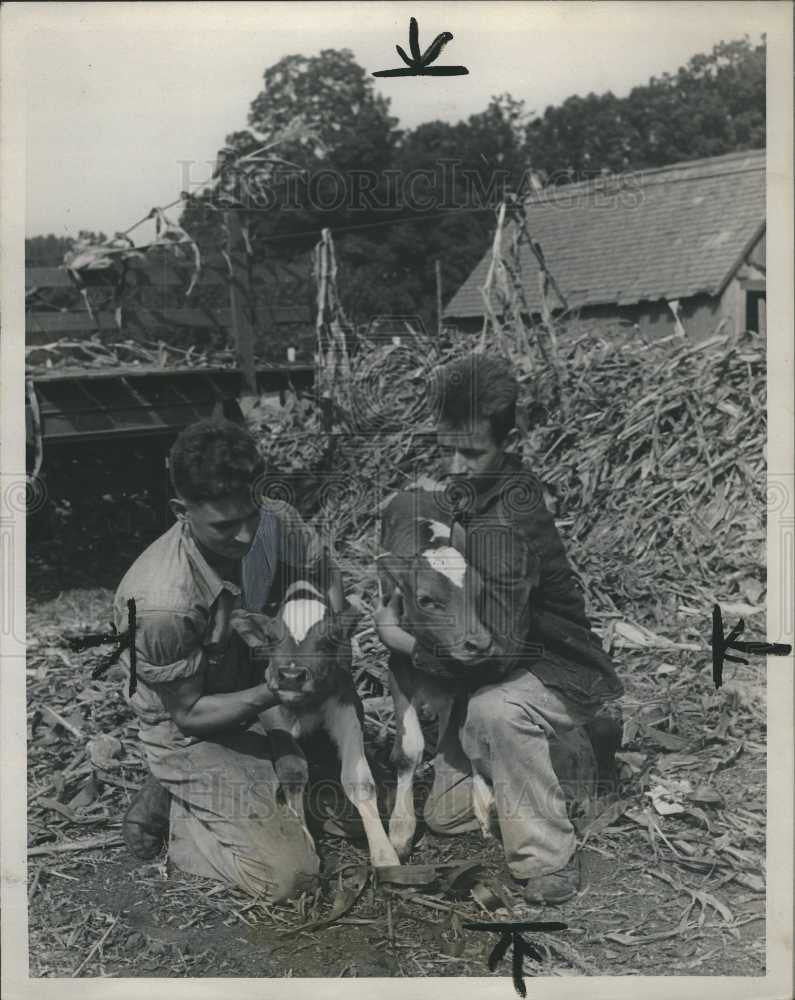 1935 Press Photo 1935 Ford Republic City boys farm - Historic Images