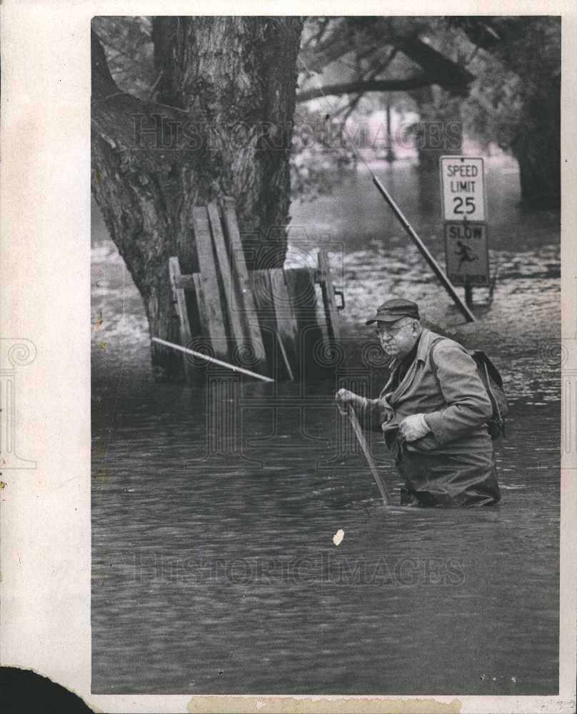 1973 Press Photo Flood Bolles Harbor - Historic Images